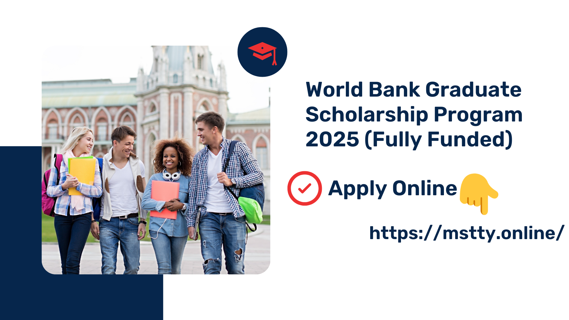 World Bank Graduate Scholarship Program 2025 (Fully Funded)