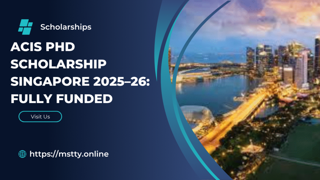 ACIS PhD Scholarship Singapore